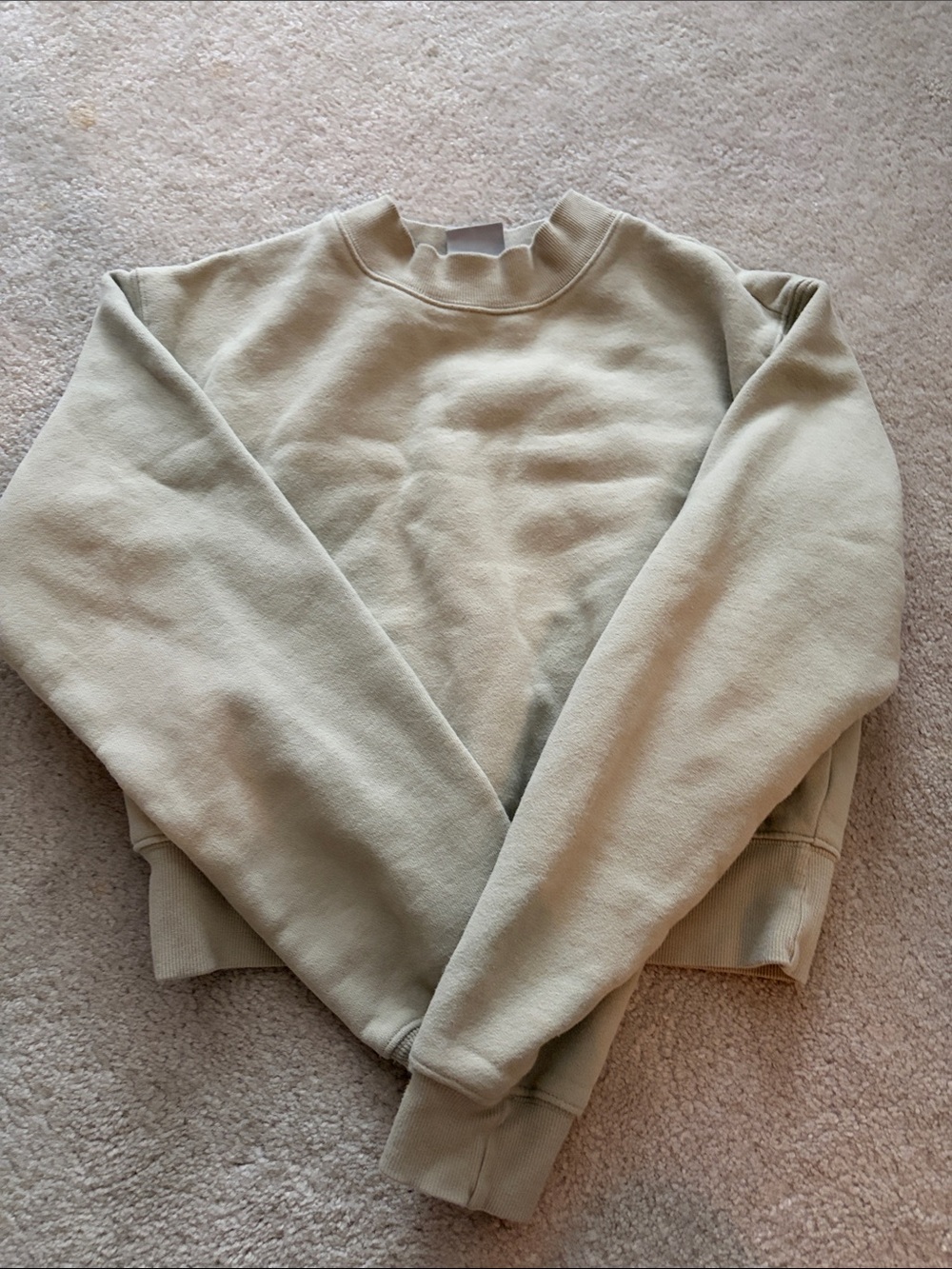 TNA Men's Crewneck Sweater in Sage Green